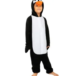 Disfraz de pingüino onesie para niños 10-12 años*Funidelia Online