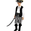 New Disfraz de pirata a rayas para niño- Colección blanca y negra 5-6 años Halloween|Disfraces