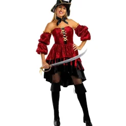 Disfraz de pirata corsaria elegante para mujer M*Funidelia