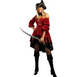 Sale Disfraz de pirata corsaria elegante para mujer XL Disfraces|Halloween