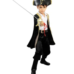 Outlet Disfraz de pirata deluxe para niño- Colección colonial 10-12 años Disfraces|Halloween