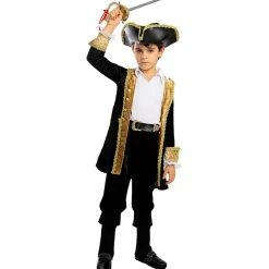 Outlet Disfraz de pirata deluxe para niño- Colección colonial 10-12 años Disfraces|Halloween