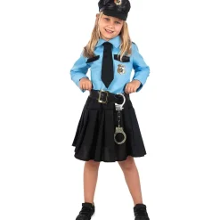 Best Disfraz de policía azul niña 10-12 años Disfraces|Halloween