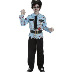 Discount Disfraz de Policía Zombie (7-9 años) Disfraces|Halloween