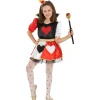 Disfraz de Reina de corazones para niña 7-9 años*Funidelia Discount