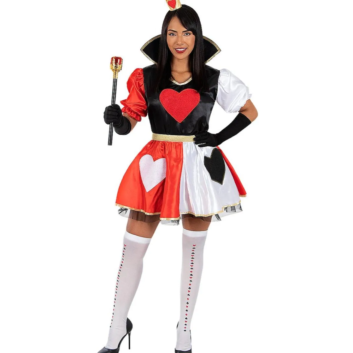 Hot Disfraz de Reina de corazones para mujer XL Disfraces|Halloween