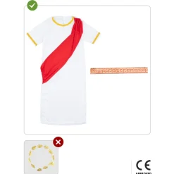 Disfraz de romano para niño 3-4 años*Funidelia Discount