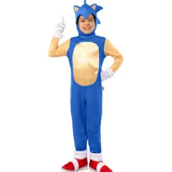 Hot Disfraz de Sonic Deluxe para niños 5-6 años Halloween|Disfraces