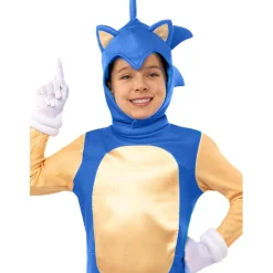 Hot Disfraz de Sonic Deluxe para niños 5-6 años Halloween|Disfraces