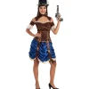Disfraz de Steampunk corto para mujer M*Funidelia