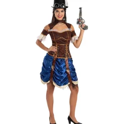 Disfraz de Steampunk corto para mujer XXL*Funidelia Best