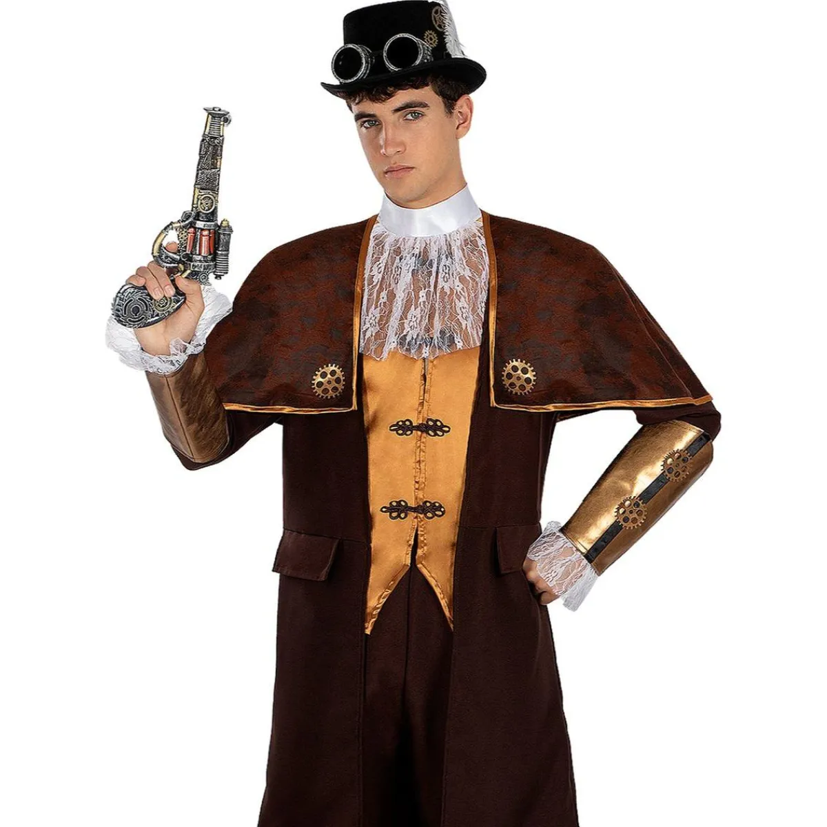 Hot Disfraz de Steampunk elegante para hombre XL Disfraces|Halloween