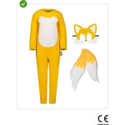 Hot Disfraz de Tails Sonic niño 7-9 años Disfraces|Halloween