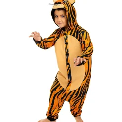 Hot Disfraz de tigre onesie para niños 10-12 años Halloween|Disfraces