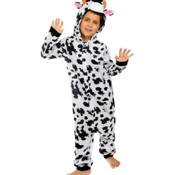 Clearance Disfraz de vaca onesie para niños 7-9 años Halloween|Disfraces