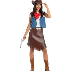 Online Disfraz de vaquera para mujer L-XL Disfraces|Halloween