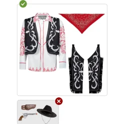 Disfraz de vaquero para adulto M*Funidelia