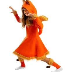 New Disfraz de zorro para niña 7-9 años Halloween|Disfraces