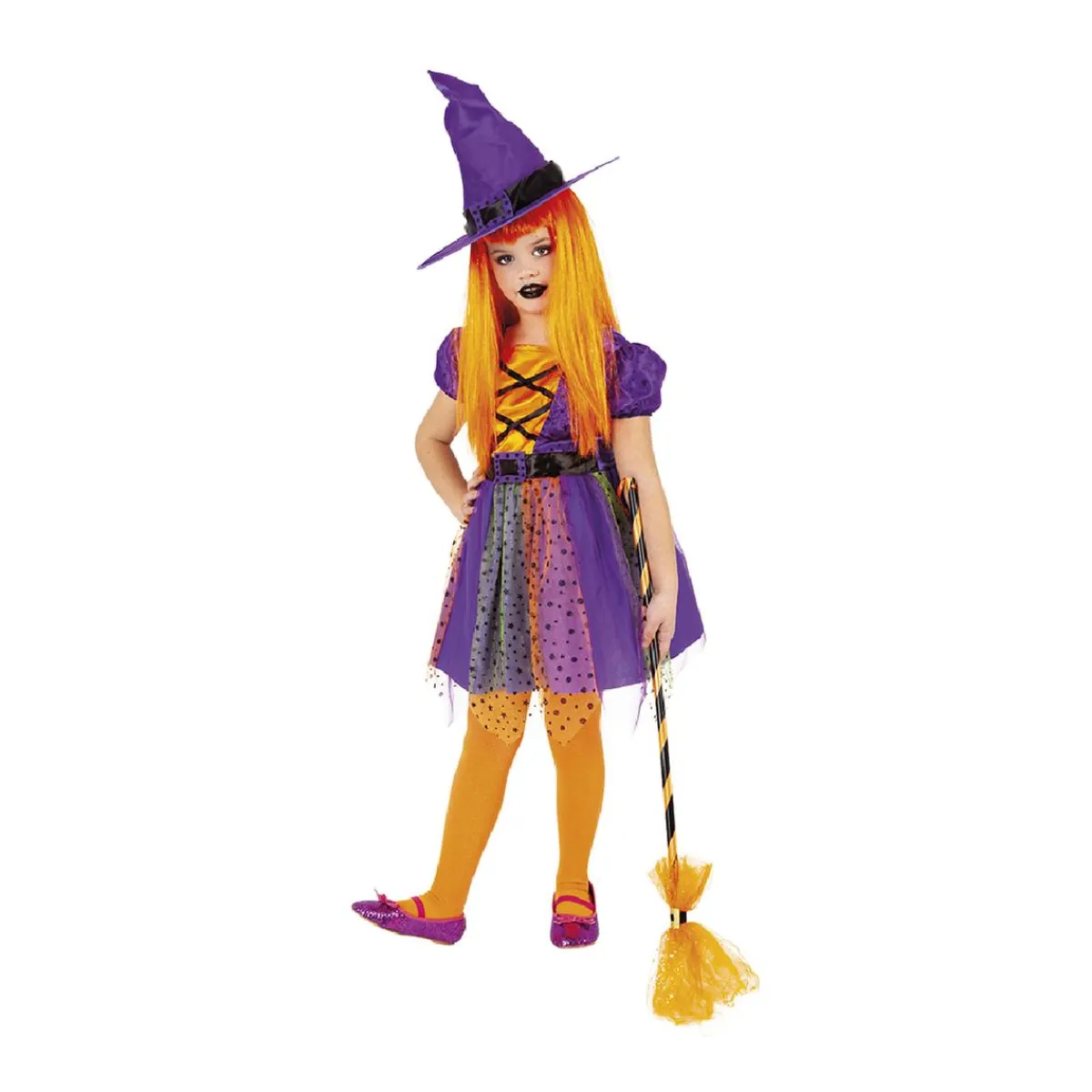 Clearance Disfraz Infantil - Bruja Superstar Purpy 8-10 años Disfraces|Halloween