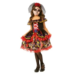 Disfraz Infantil - Catrina con Tocado 5-7 años*RUBIE'S Outlet