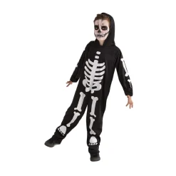 Outlet Disfraz Infantil - Esqueleto Brilla en la Oscuridad 8-10 años Disfraces|Halloween
