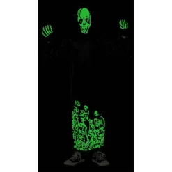 Best Disfraz infantil - Esqueleto siniestro que brilla en la oscuridad talla L Disfraces|Halloween