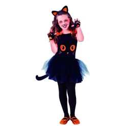 Discount Disfraz Infantil - Gatita Negra 3-4 años Disfraces|Halloween