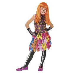 Outlet Disfraz infantil - Skelita de los muertos talla L Disfraces|Halloween