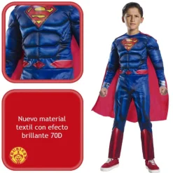 Disfraz infantil Superman Black line 3-4 años*RUBIE'S New