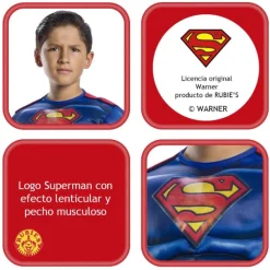 Disfraz infantil Superman Black line 3-4 años*RUBIE'S New