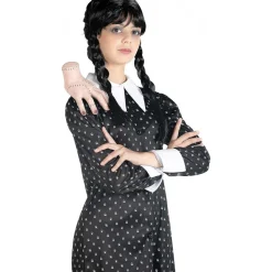 Online Disfraz Miércoles Addams vestido con peluca talla M Disfraces|Halloween