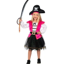 Hot Disfraz pirata rosa para niña 10-12 años Halloween|Disfraces