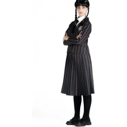 Disfraz uniforme Miércoles con peluca talla M ㅤ*RAVENSBURGER IBÉRICA Hot