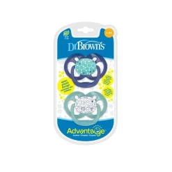 - 2 Chupetes Advantage Reversible T2 6-18M*DR. BROWN'S Clearance