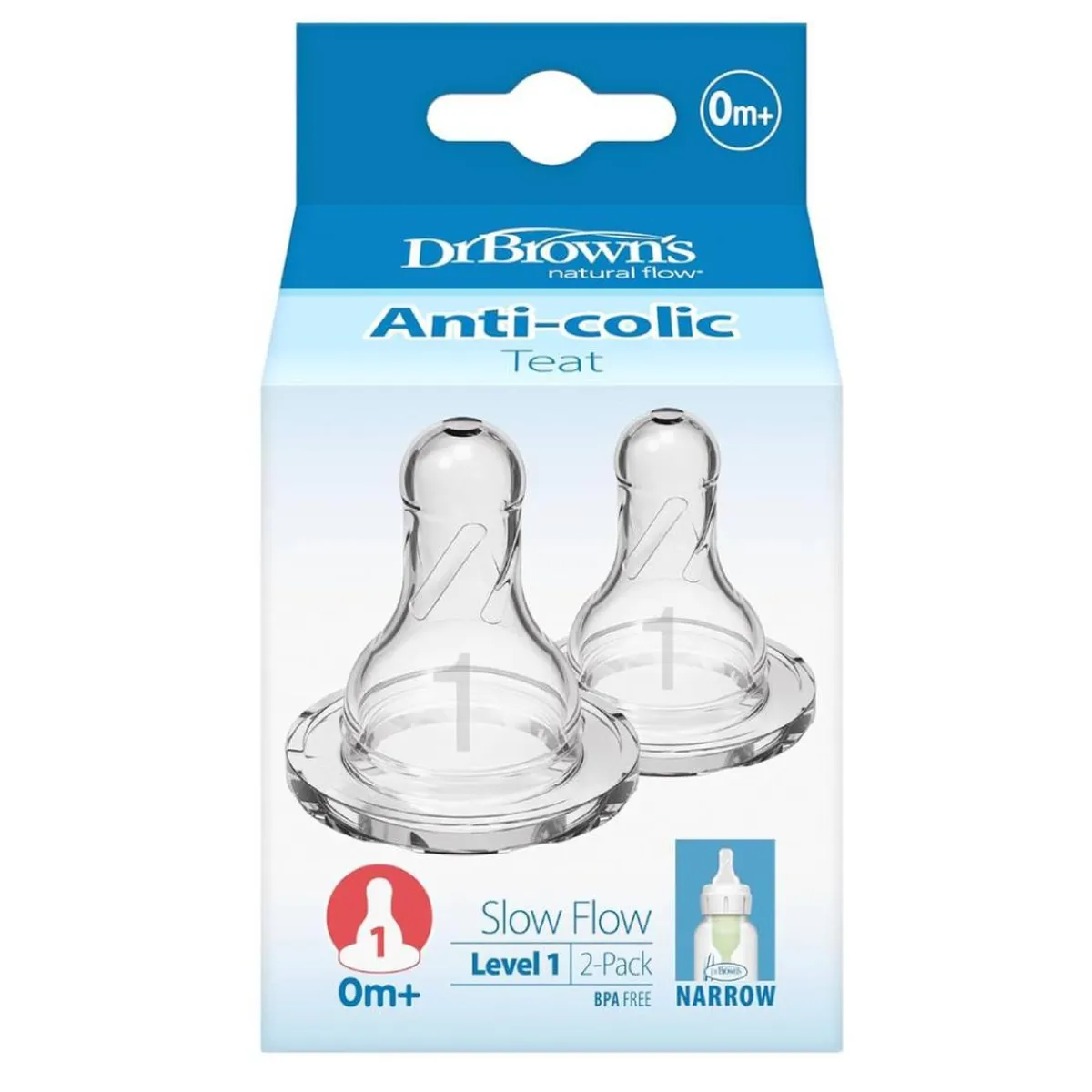 Sale - 2 Tetinas Boca Estrecha - Nivel 1 Biberones Y Chupetes·Tetinas