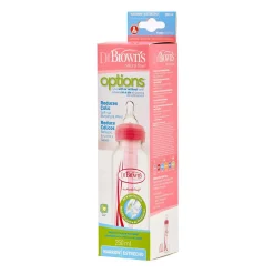 Dr. Brown's - Biberón Options Estándar 250 ml Rosa*DR BROWN´S Discount