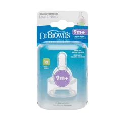 Online Dr. Brown's - Pack 2 Tetinas Options Estándar Nivel 4 Biberones Y Chupetes·Tetinas