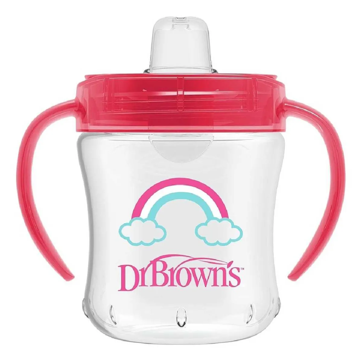 Hot Dr. Brown´s - Vaso Transición boquilla suave 180 ml Rosa Preparación Comida Y Accesorios·Tazas Y Vasos