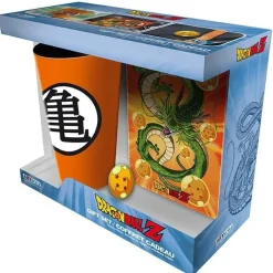 New Dragon Ball - Pack regalo de vaso + pin + cuaderno Dragon Ball ㅤ Friki Zone|Merchandising
