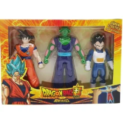 Dragon Ball Super - Pack 3 personajes Monsterflex (Varios modelos)*BIZAK