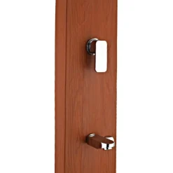 Hot Ducha solar cuadrada efecto madera 32L Piscinas|Juguetes De Verano