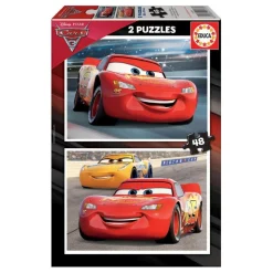Educa - 2 Puzzles 48 piezas Cars*BORRAS New