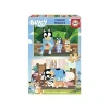 Online - Bluey - 2 Puzzles de madera 16 piezas Juegos Y Puzzles