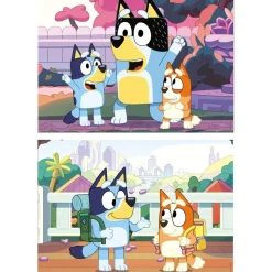 Best - Bluey - Puzzle infantil dúo en maleta plástico 20 piezas ㅤ Juegos Y Puzzles