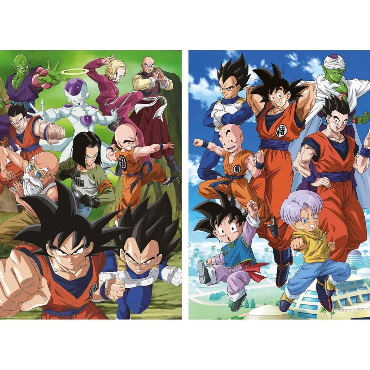 Hot - DragonBallZ - Puzzle Educa 2x500 ㅤ Juegos Y Puzzles