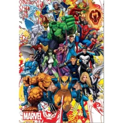 Borras - Héroes Marvel - Puzzle 500 Piezas*EDUCA Best