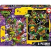 - Pack Doble Puzzle Tortugas Ninja ㅤ*EDUCA BORRAS New