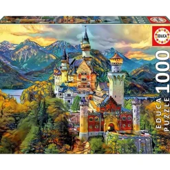 - Puzzle Adultos Neuschwanstein 1000 Piezas ㅤ*EDUCA BORRAS Discount