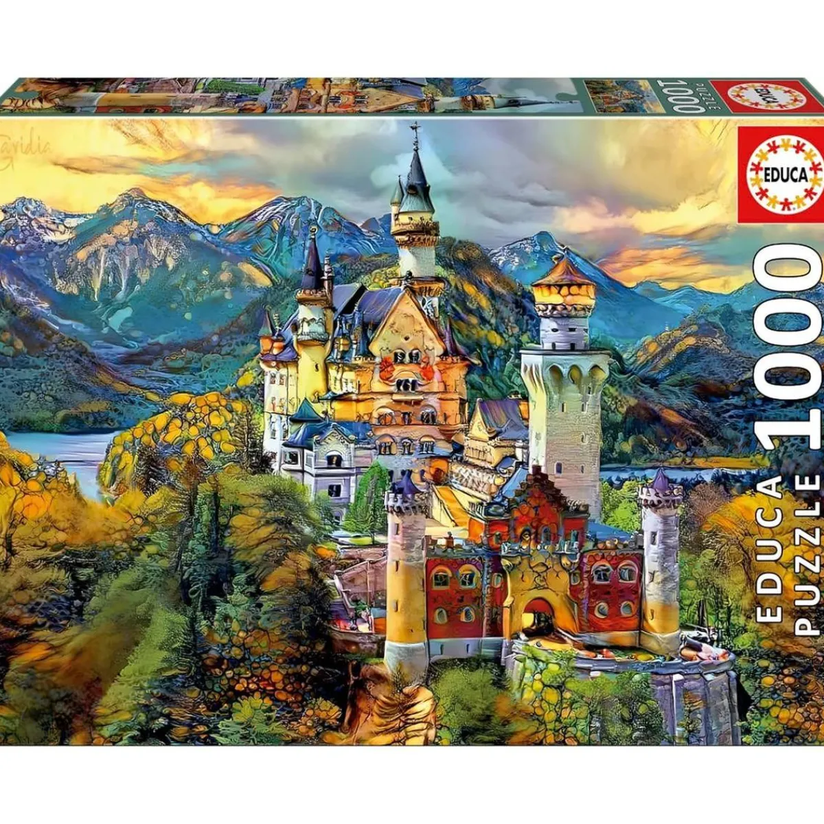 - Puzzle Adultos Neuschwanstein 1000 Piezas ㅤ*EDUCA BORRAS Discount