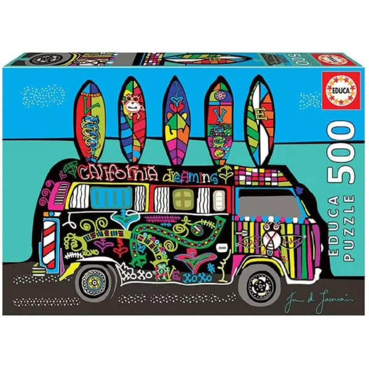 Online - Puzzle California Dreaming 500 piezas Juegos Y Puzzles